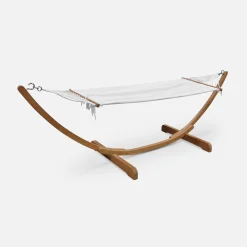Amaca in legno con telo in cotone