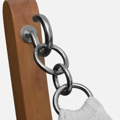 Amaca in legno con telo in cotone