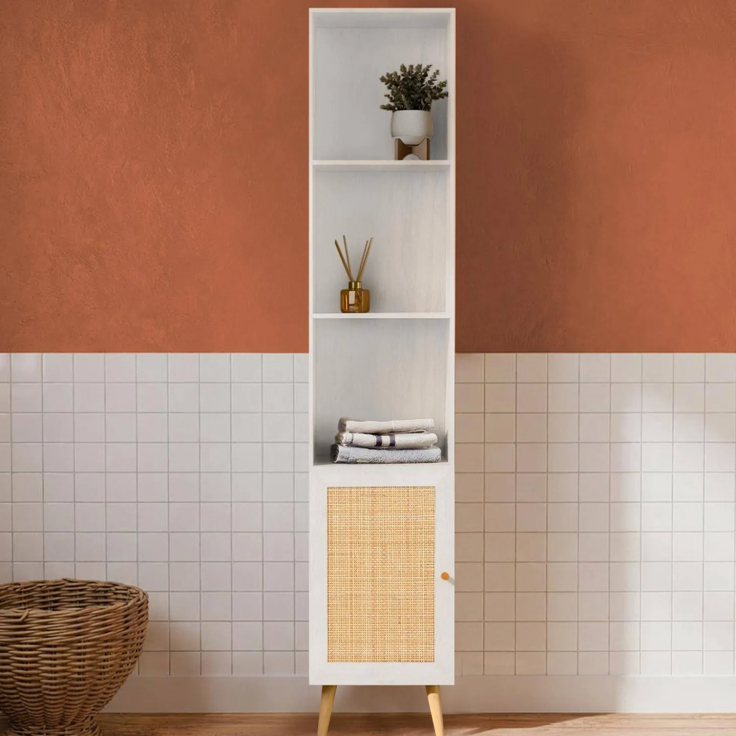 Armadio portaoggetti per il bagno