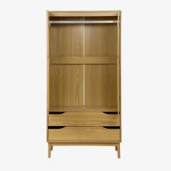Armadio vintage in decorazione legno, 2 ante