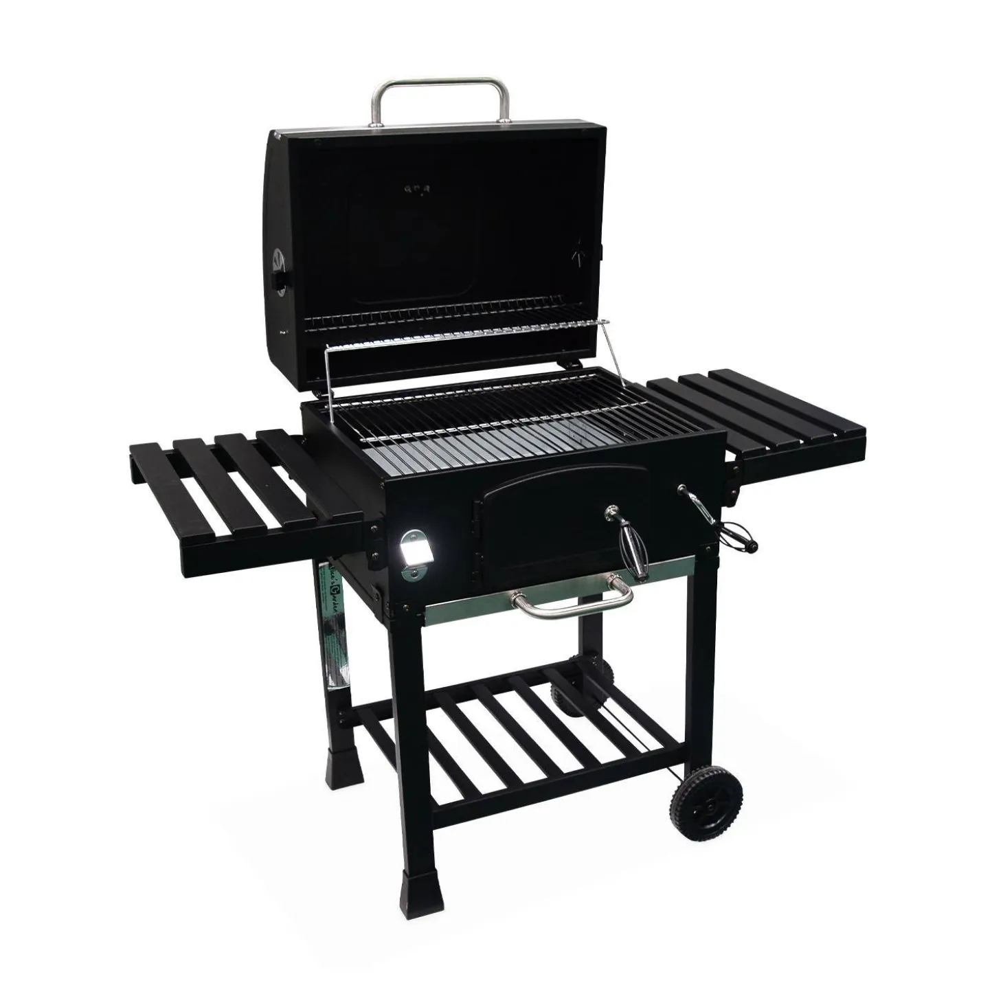Barbecue a carbonella con affumicatore