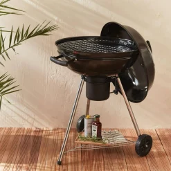 Barbecue a carbonella con affumicatore e coperchio, Ø57cm