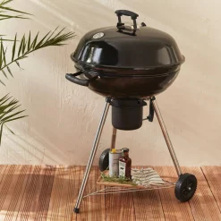 Barbecue a carbonella con affumicatore e coperchio, Ø57cm