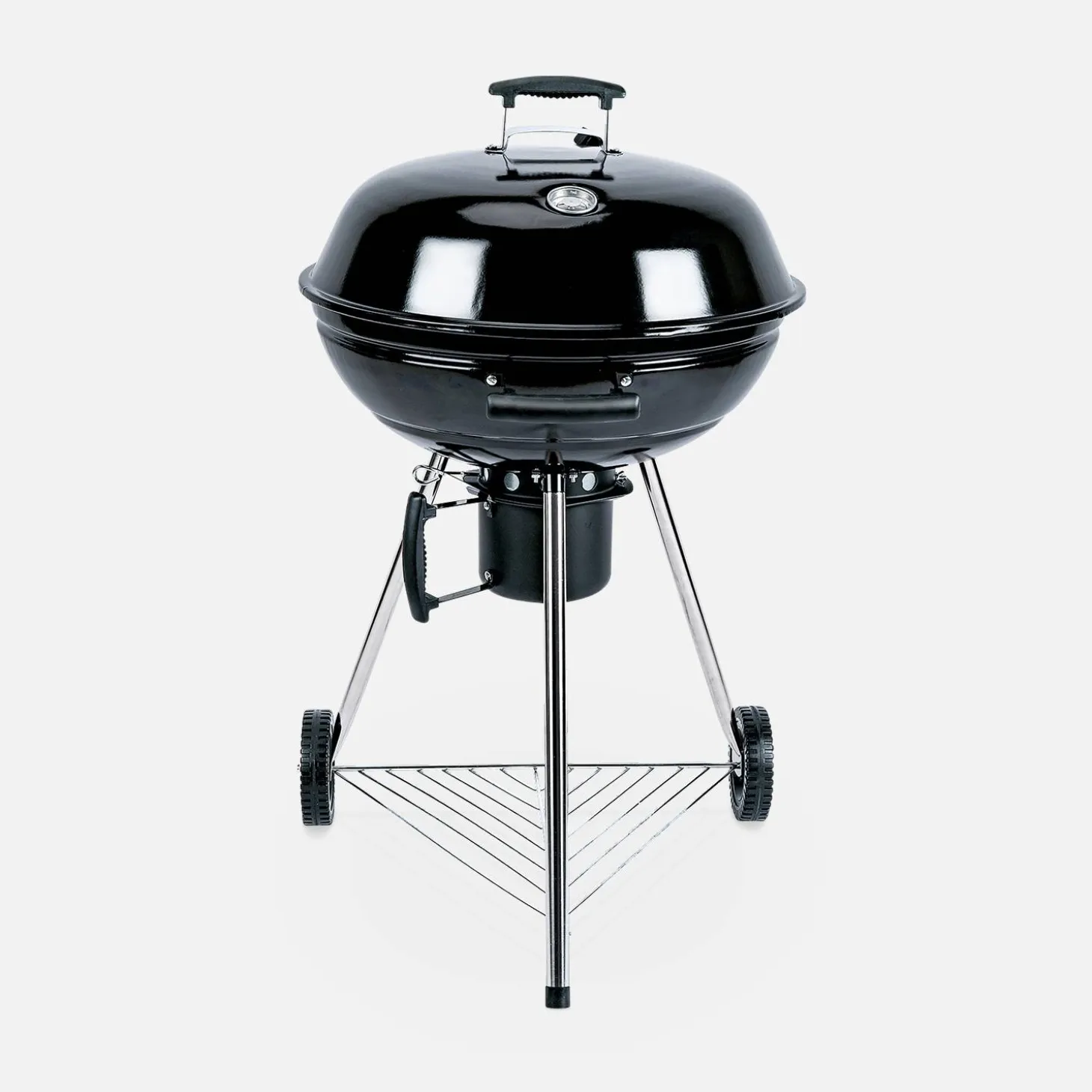Barbecue a carbonella con affumicatore e coperchio, Ø57cm