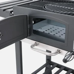 Barbecue a carbonella con copertura
