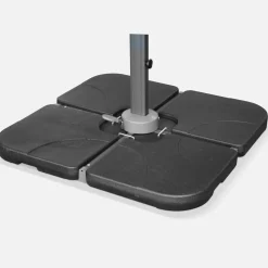Base per ombrellone  set di 4 lastre quadrate