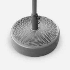 Base riempibile rotonda per ombrellone con palo centrale