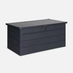 Baule da giardino in metallo, 385L