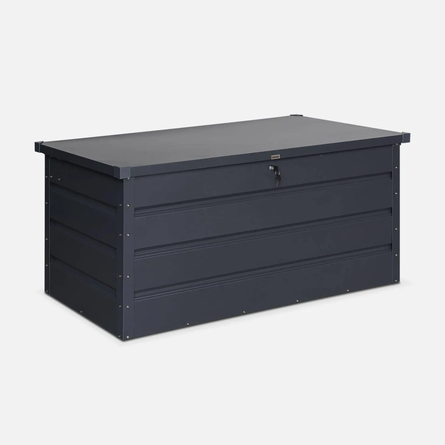 Baule da giardino in metallo, 385L