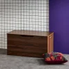 Baule, effetto legno tinto noce