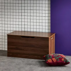 Baule, effetto legno tinto noce
