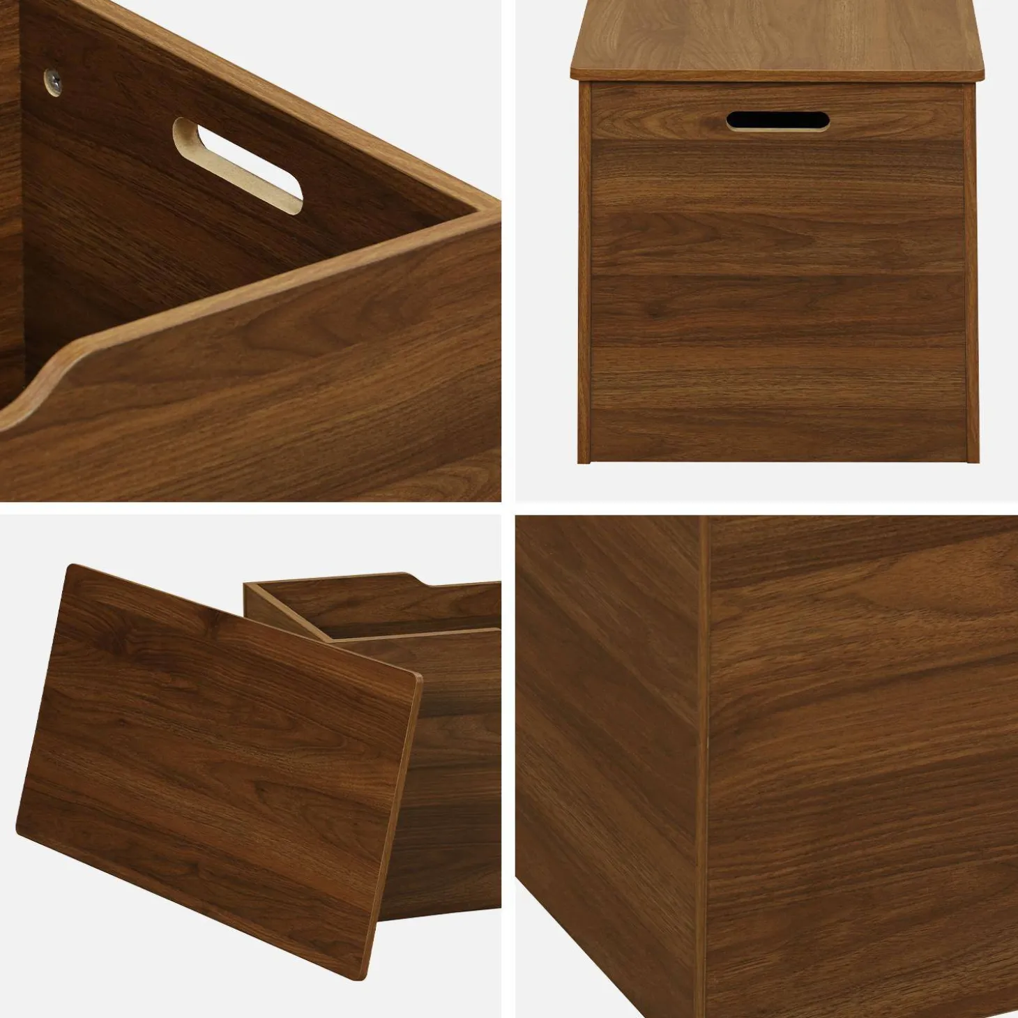 Baule, effetto legno tinto noce