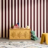 Baule giocattoli per bambini bohémien in rattan