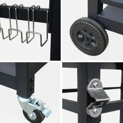 Carrello da cucina da esterno per barbecue