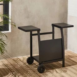 Carrello per piastra plancha Porthos a 2 bruciatori