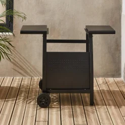 Carrello per piastra plancha Porthos a 2 bruciatori