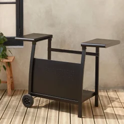 Carrello per piastra plancha Porthos a 3 bruciatori
