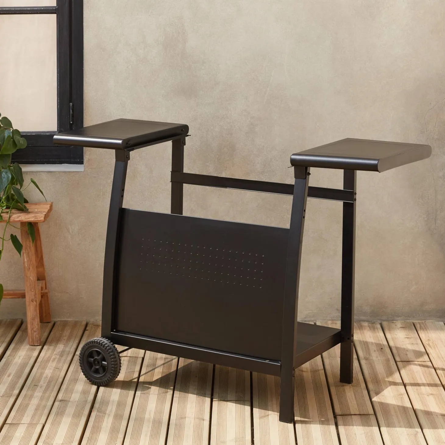 Carrello per piastra plancha Porthos a 3 bruciatori
