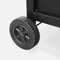Carrello per piastra plancha Porthos a 4 bruciatori