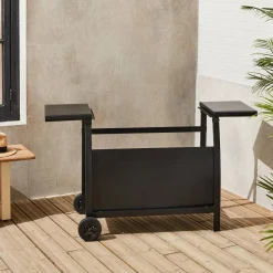 Carrello per piastra plancha Porthos a 4 bruciatori
