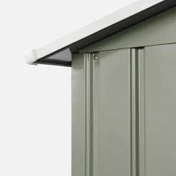 Casetta da giardino in metallo con kit di ancoraggio, 5,29m²