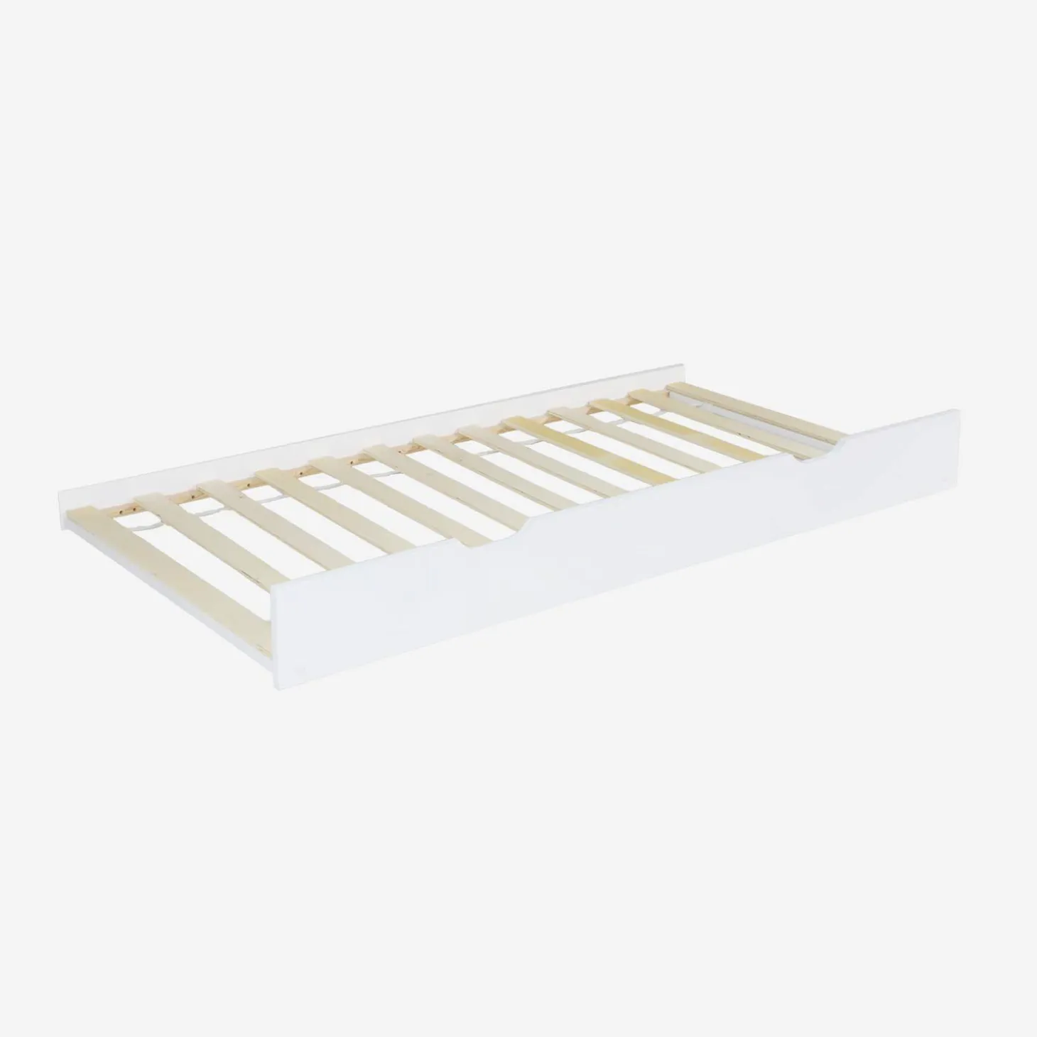 Cassetto letto per bambini Roya in legno di pino naturale