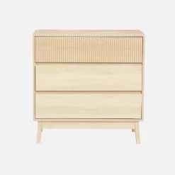Cassettone effetto legno, 3 cassetti