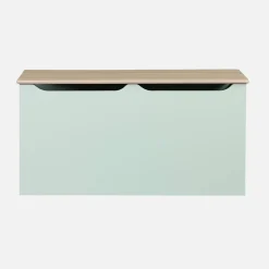 Cassettone per giochi effetto legno bianco