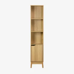 Colonna di stoccaggio per bagno vintage, 3 ripiani