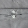 Completo letto in poliestere reversibile stampato zebrato 2 posti grigio