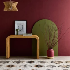 Console in rattan naturale, 110cm