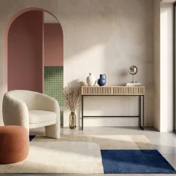 Consolle contemporanea con 2 cassetti, 120cm