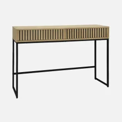 Consolle contemporanea con 2 cassetti, 120cm