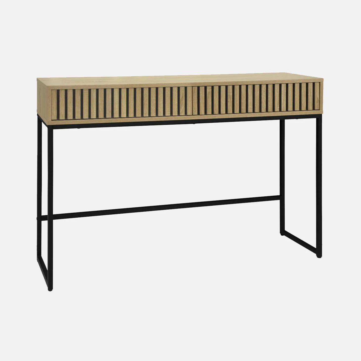 Consolle contemporanea con 2 cassetti, 120cm