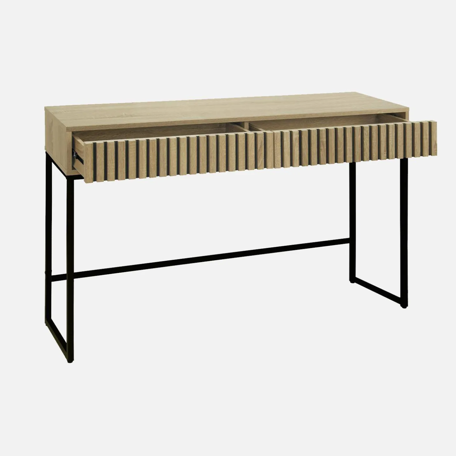 Consolle contemporanea con 2 cassetti, 120cm