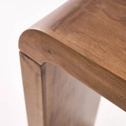 Consolle esotica in legno di acacia 120cm
