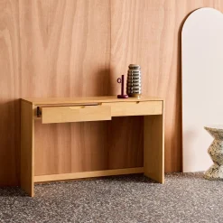 Consolle in legno 2 cassetti, 120cm
