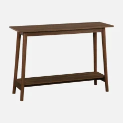 Consolle scandinava effetto legno di noce, 110cm