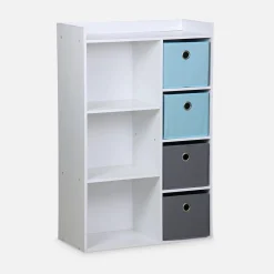 Contenitore per bambini con 4 cestini