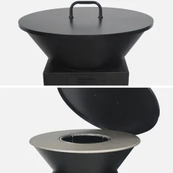 Coperchio per braciere in acciaio compatibile Mombacho e Stromboli, 80cm