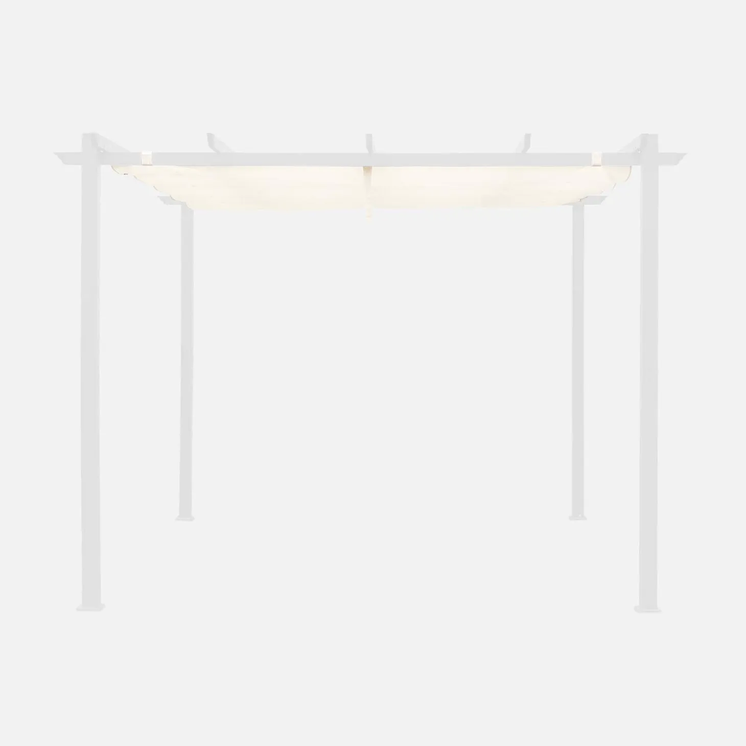 Copertura del tetto a pergola Isla 3x3m