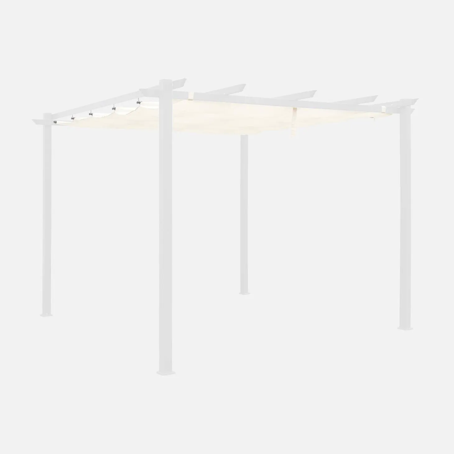 Copertura del tetto a pergola Isla 3x3m