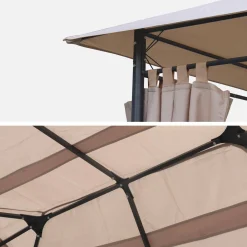 Copertura del tetto 3x4m per pergola Divio