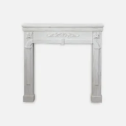 Cornice per caminetto effetto legno