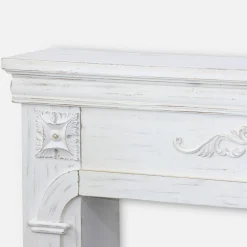 Cornice per caminetto effetto legno