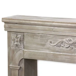 Cornice per caminetto effetto legno