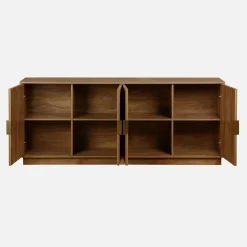 Credenza esotica a 4 ante effetto mango, 180cm