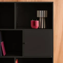 Credenza industriale in metallo con 8 scomparti