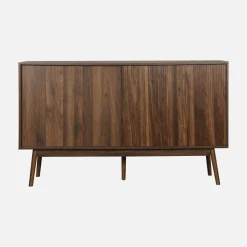 Credenza scandinava a 2 ante effetto legno, 150cm