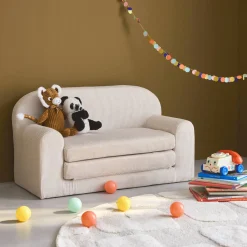 Divano letto per bambini in velluto a coste